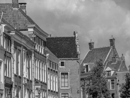 the dutch city of zuphenの写真素材