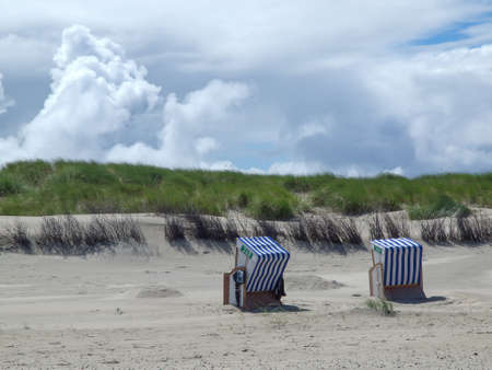 the beach of norderneyの写真素材