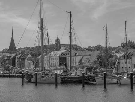 flensburg at the baltic seaの写真素材