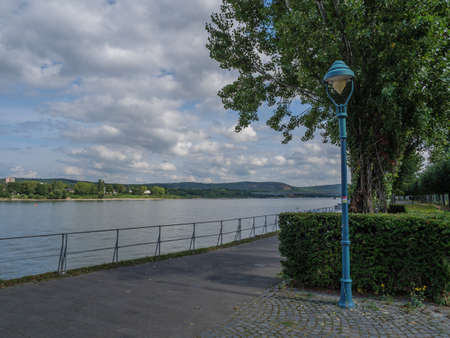 the river rhine near bonnの写真素材