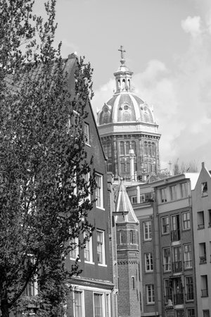 the city of Amsterdamの写真素材