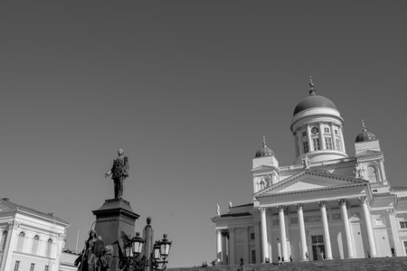 the city of Helsinkiの写真素材