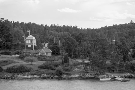 stockholm and the baltic seaの写真素材