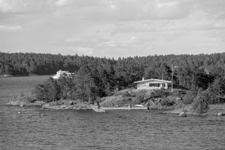 stockholm and the baltic seaの写真素材