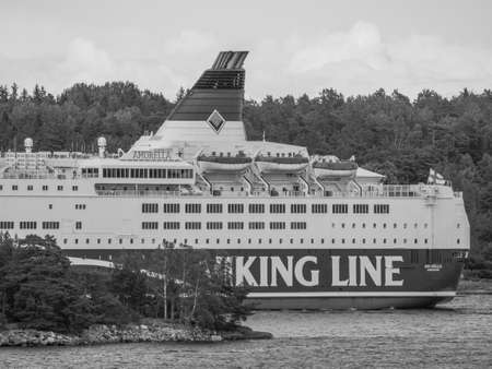 baltic sea in swedenの写真素材