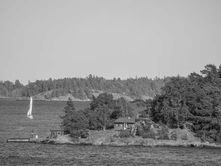 baltic sea in swedenの写真素材