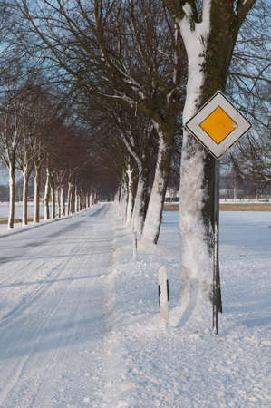 winter time in westphaliaの写真素材