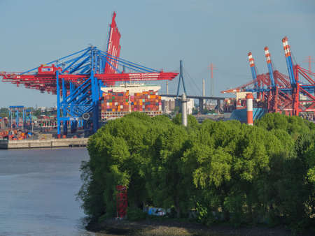 the port of Hamburg