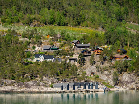 Eidfjord in Norwayの写真素材