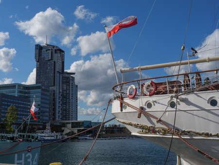 at the baltic sea in polandの写真素材