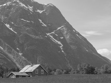 Eidfjord in Norwayの写真素材