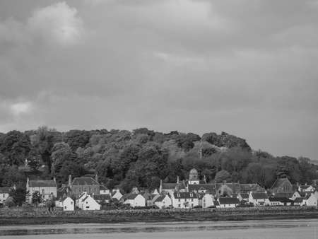 Hamburg and the Elbe Riverの写真素材