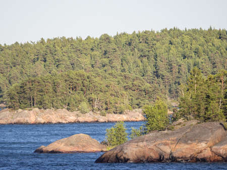 baltic sea in swedenの写真素材