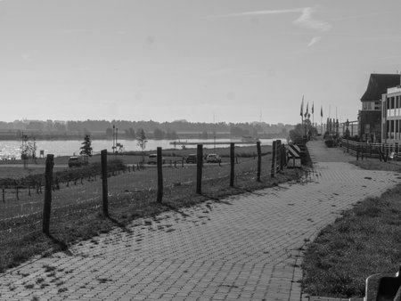 Emmerich on the rhine river