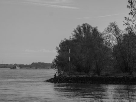 Emmerich on the rhine river