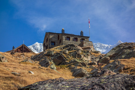 the alps in switzerlandの写真素材