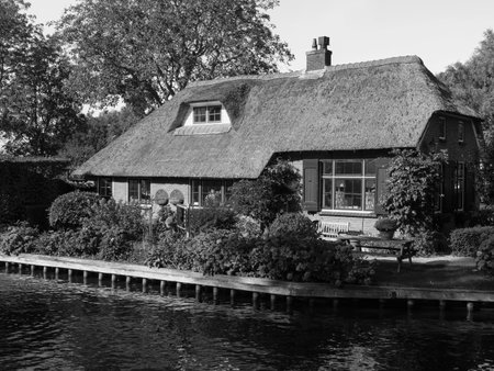 Giethoorn in the netherlandsの写真素材