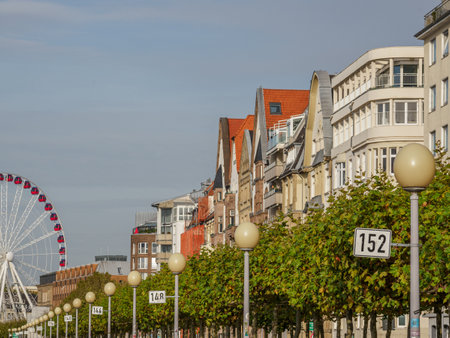 The city of Dusseldorfの写真素材