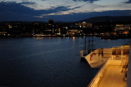 oslo city in norwayの写真素材