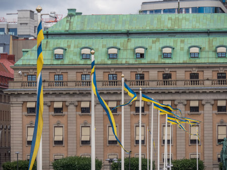 Stockholm City in Swedenの写真素材