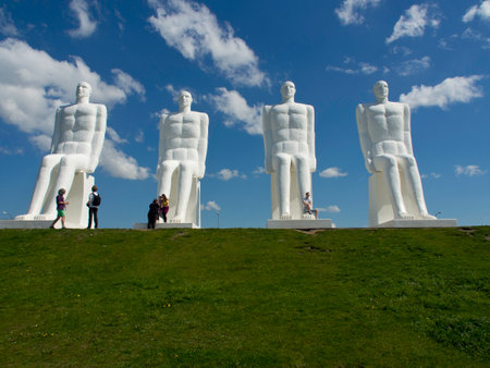 esbjerg city in denmarkの写真素材