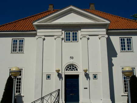 esbjerg city in denmarkの写真素材