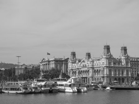 the city of Barcelonaの写真素材