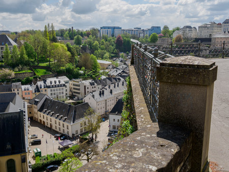 the city of Luxembourgの写真素材