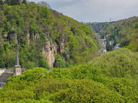 the city of Luxembourgの写真素材