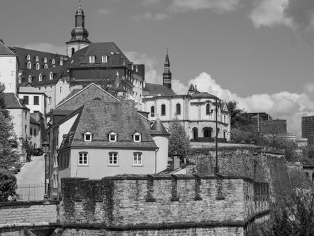 the city of Luxembourgの写真素材
