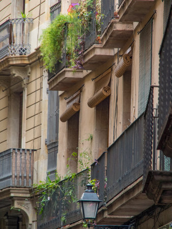 barcelona city in spainの写真素材