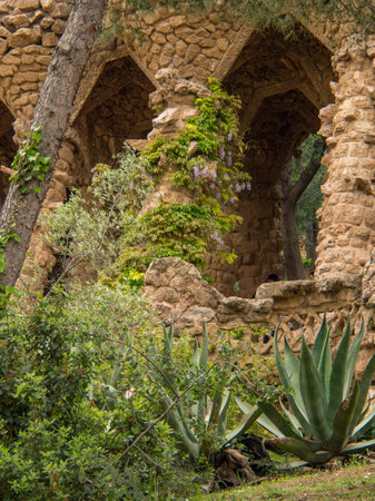 barcelona city in spainの写真素材