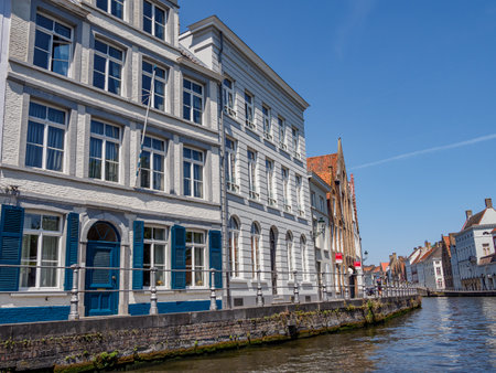 Bruges city in Belgiumの写真素材