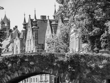 Bruges city in Belgiumの写真素材