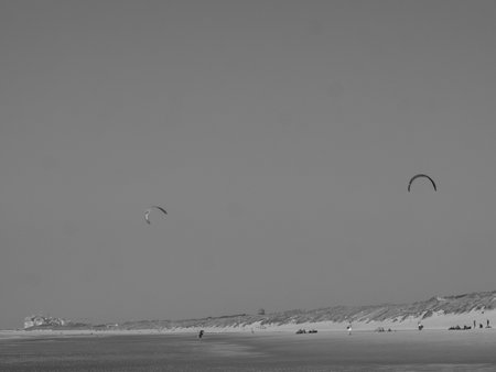 De Haan on the north sea in Belgiumの写真素材