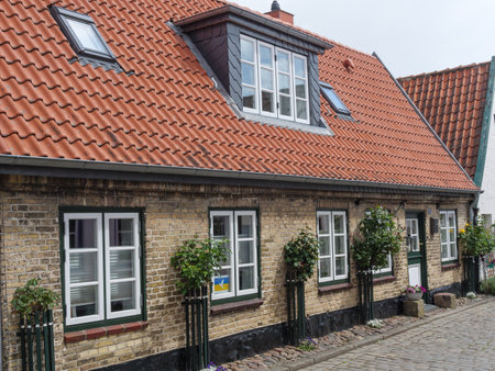 the city of Flensburg at the Baltic Sea