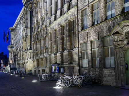 the city of Ghent in Belgiumの写真素材
