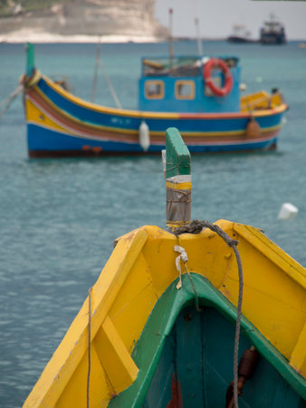 the island of Malta in the Mediterranean seaの写真素材