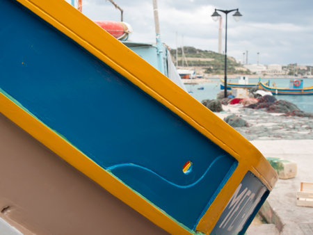 the island of Malta in the Mediterranean seaの写真素材