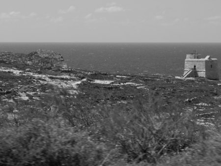 Malta island in the Mediterranean seaの写真素材