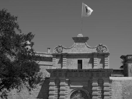 Malta island in the Mediterranean seaの写真素材