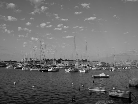 Malta island in the Mediterranean seaの写真素材