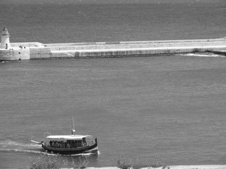 Malta island in the Mediterranean seaの写真素材