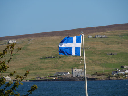 Lerwick and the Shetland Islandsの写真素材