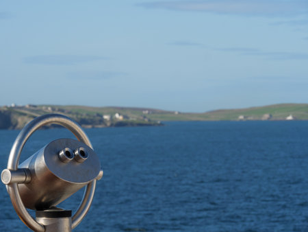 Lerwick city and the Shetland islandsの写真素材