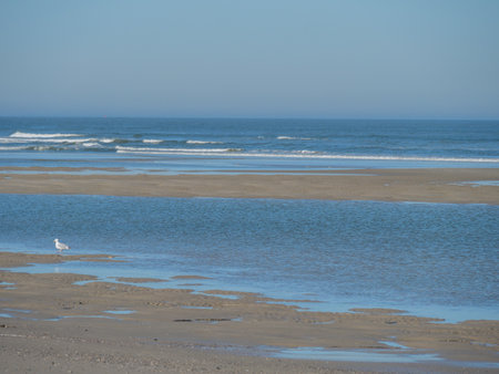 the island of Langeoog in the north sea