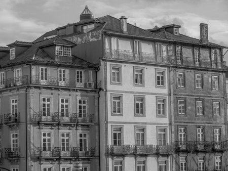 the city of Porto at the Douro river