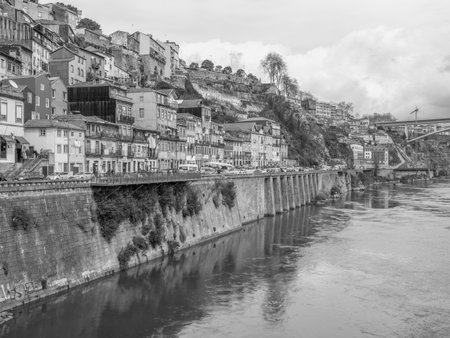 the city of Porto at the Douro river