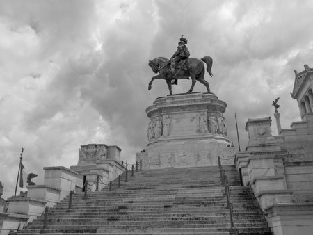 the city of Rome in Italyの写真素材