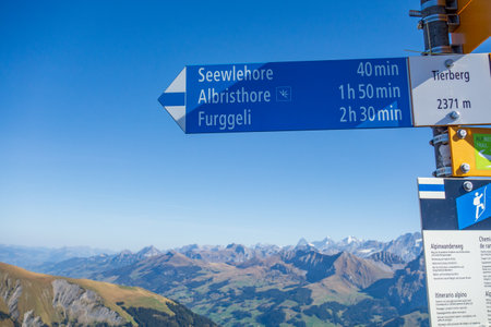 autumn time in Switzerlandの写真素材